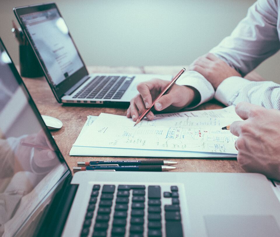 M&A advisor preparing a business valuation